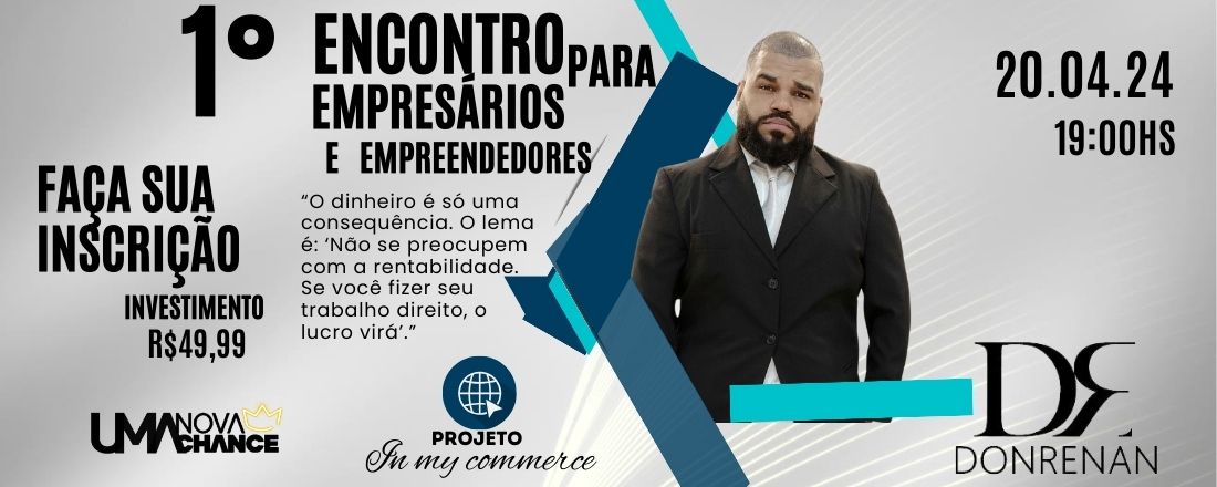 1° Reunião Para Empreendedores e Empresários UNC