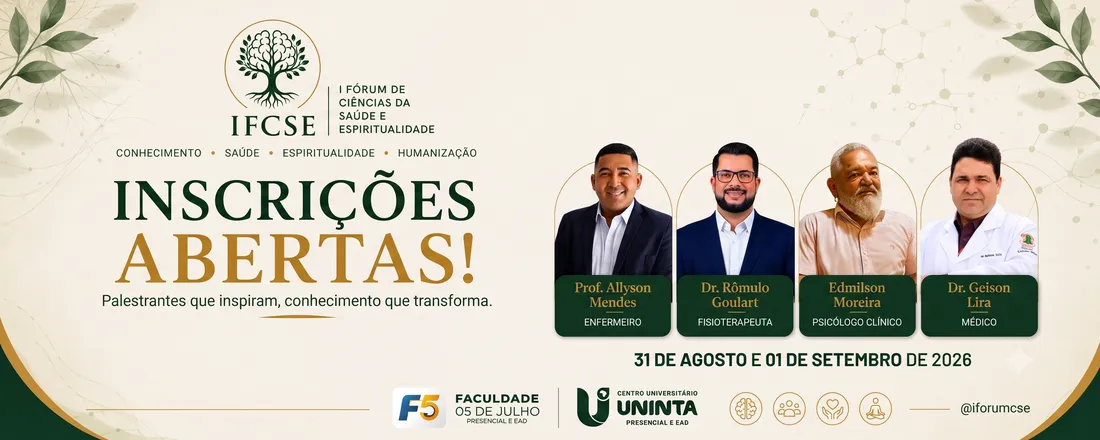 I Fórum de Ciências da Saúde e Espiritualidade