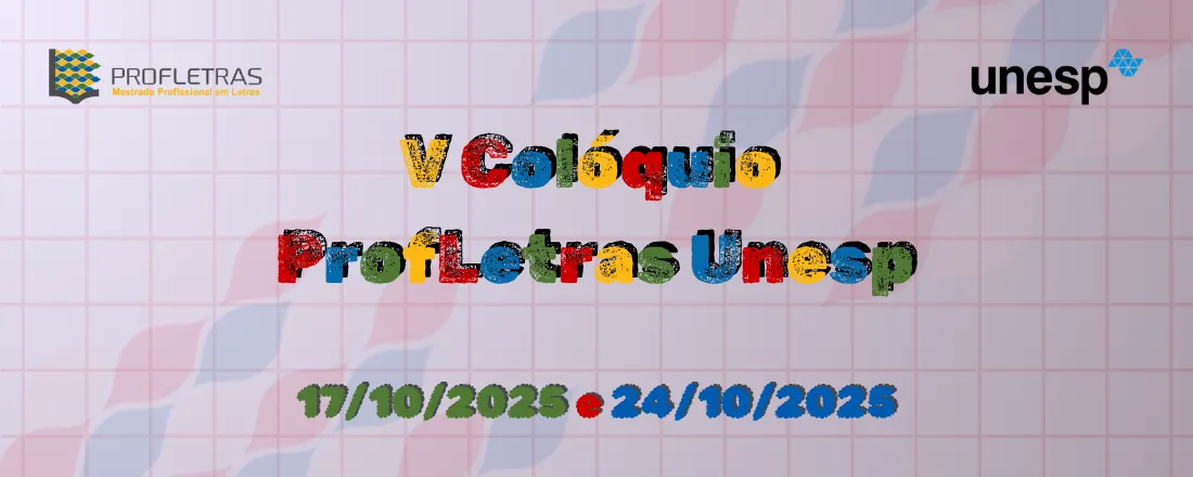 V Colóquio ProfLetras Unesp