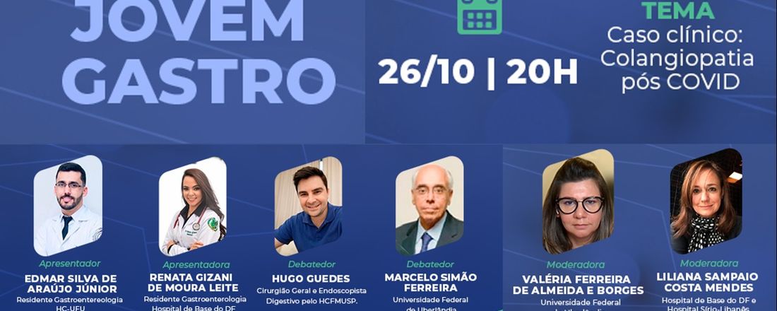 Jovem Gastro Caso Clínico: Colangiopatia pós COVID