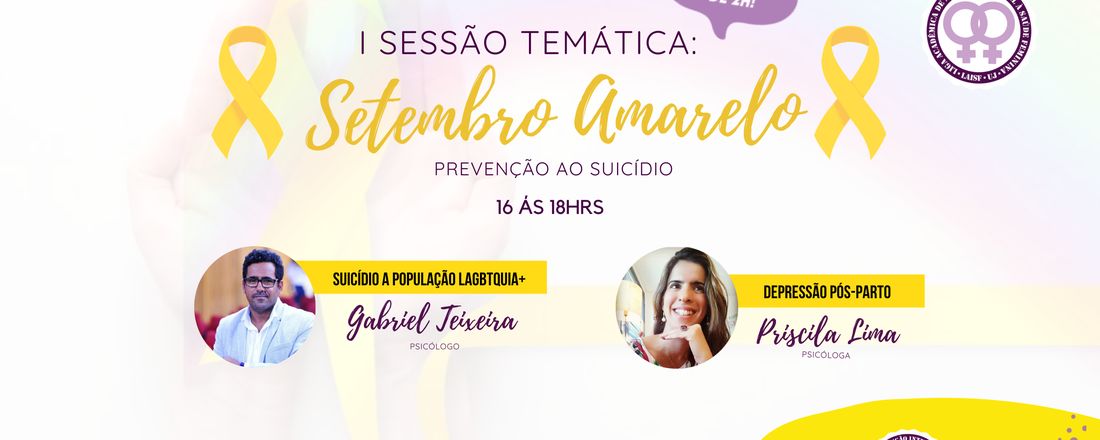 Sessão Temática: Setembro Amarelo - Prevenção ao Suicídio