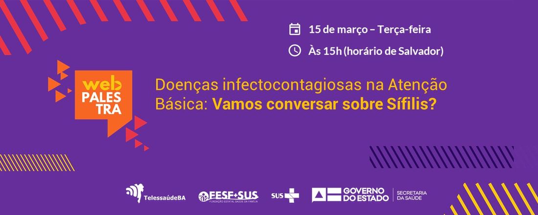 Webpalestra:  Vamos conversar sobre Sífilis?