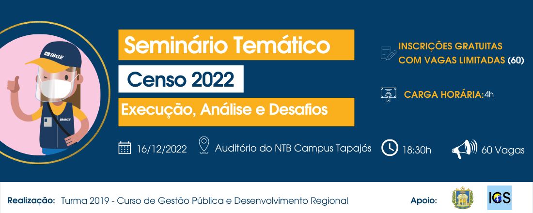 Seminário : "Censo 2022 Execução, Análises e Desafios"