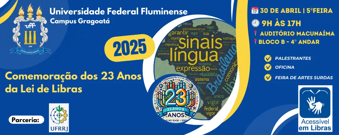 Comemoração dos 23 Anos da Lei de Libras