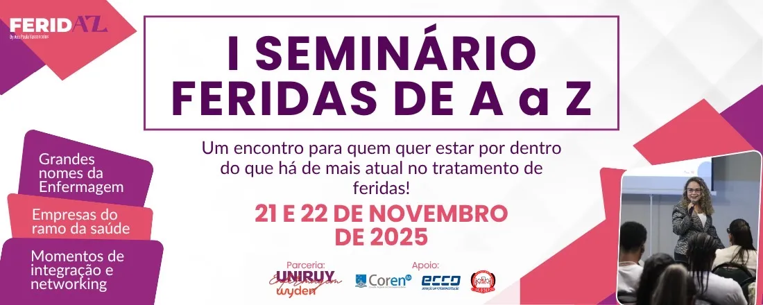 SEMINÁRIO FERIDAS DE A a Z
