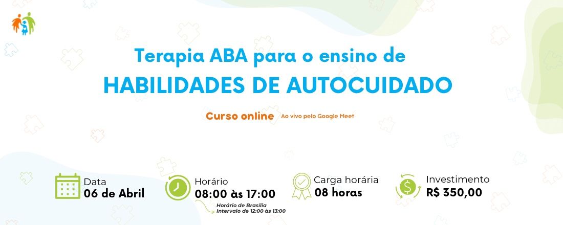 Terapia ABA para o Ensino de Habilidades de Autocuidado