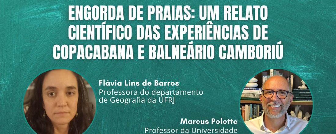 Engorda de Praias: Relato Científico das Experiências de Copacabana e Balneário Camboriú