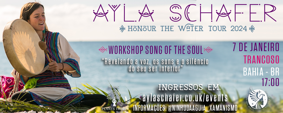 Ayla Schafer - Tour Brasil - Workshop Song of the Soul - Bahia (Trancoso) - 07/01