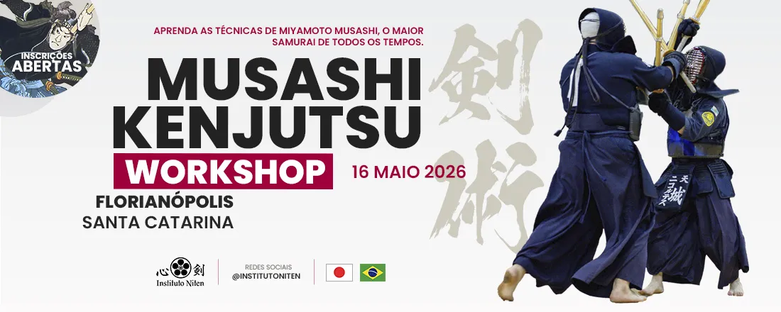 Seminário Kenjutsu Musashi - Tradição Samurai (Florianópolis-SC)