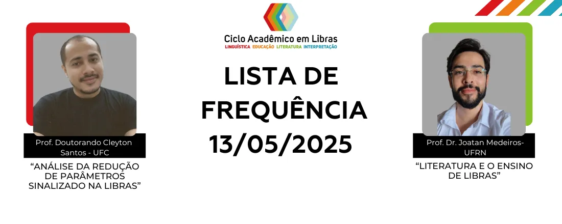 LISTA DE FREQUÊNCIA - 13/05/25