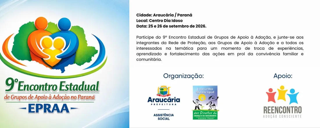 9º Encontro Estadual de Grupos de Apoio à Adoção