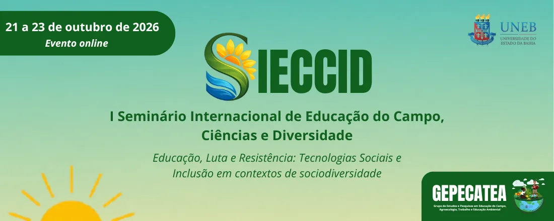 I Seminário Internacional de Educação do Campo, Ciências e Diversidade - SIECCID