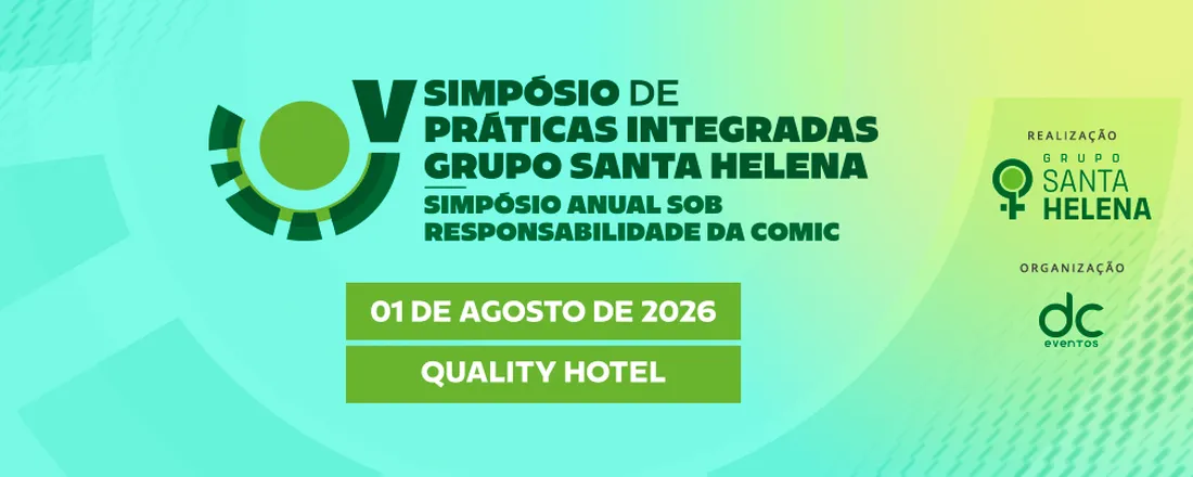 V SIMPÓSIO DE PRÁTICAS INTEGRADAS GRUPO SANTA HELENA