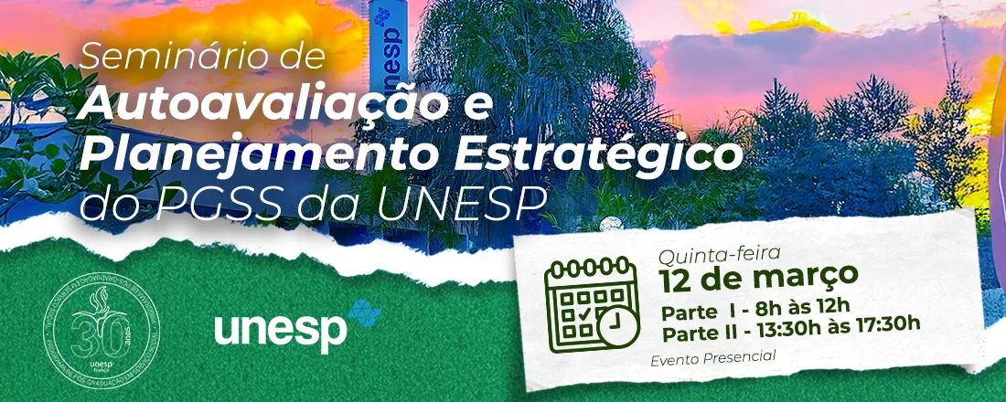 Seminário de Autoavaliação e Planejamento Estratégico do PPGSS da UNESP