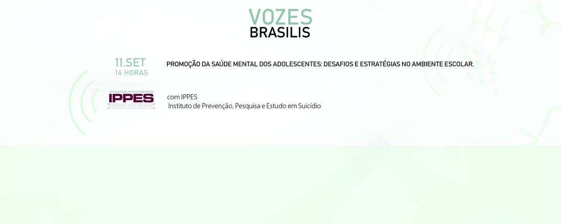 Programa Vozes Brasilis Setembro