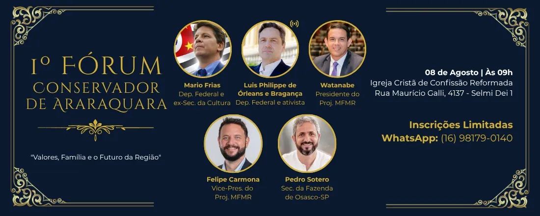 1º FÓRUM CONSERVADOR DE ARARAQUARA