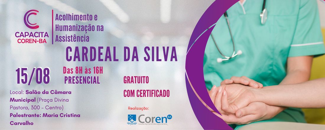 Capacita Coren-BA Cardeal da Silva