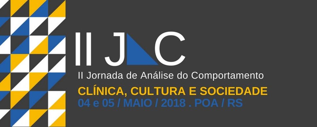 II Jornada de Análise do Comportamento do Rio Grande do Sul - 2018