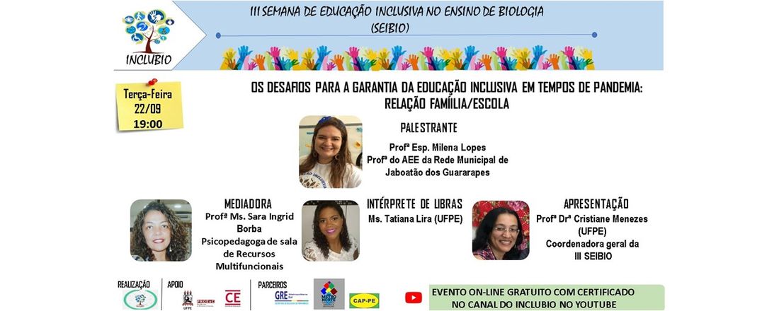 Os Desafios para Garantia da Educação Inclusiva em Tempos de Pandemia: Relação Família/Escola