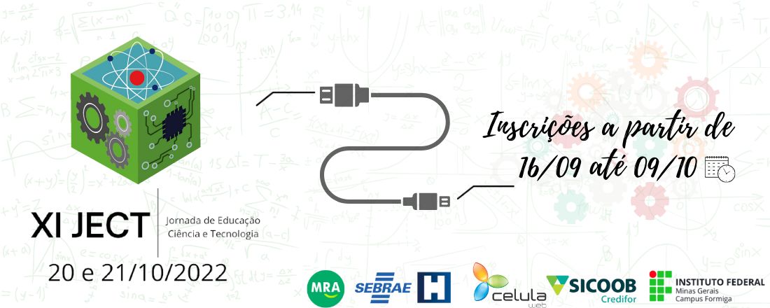 XI Jornada de Educação, Ciência e Tecnologia de Minas Gerais - IFMG Campus Formiga