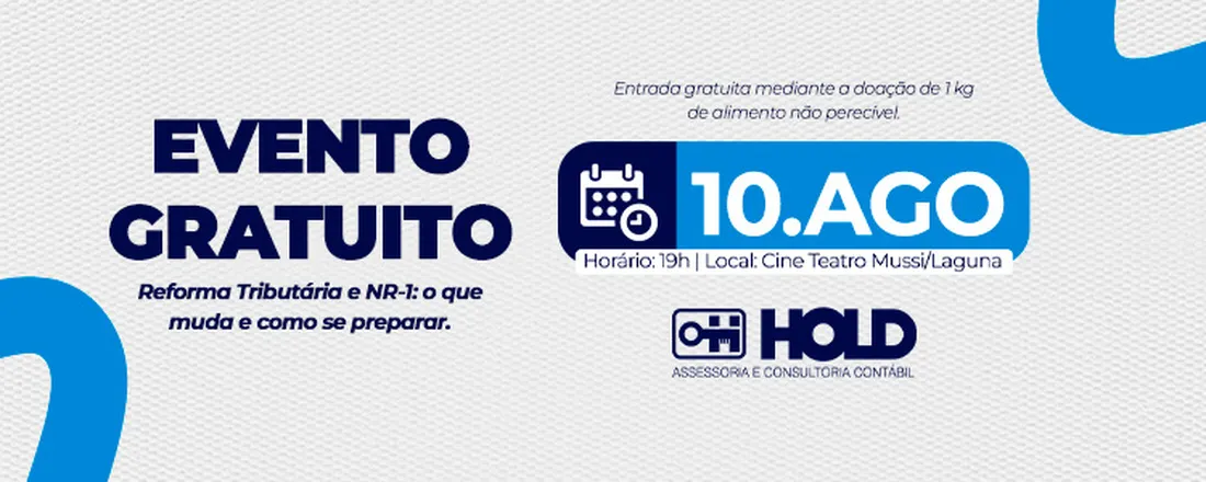 SUA EMPRESA PREPARADA: NR1 & REFORMA TRIBUTÁRIA | EVENTO GRATUITO