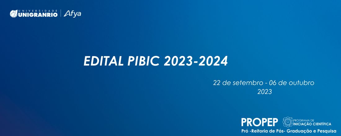 PIBIC 2023 - 2024