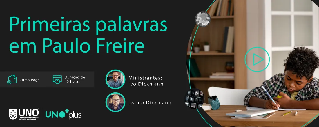 Primeiras Palavras em Paulo Freire - 40 horas