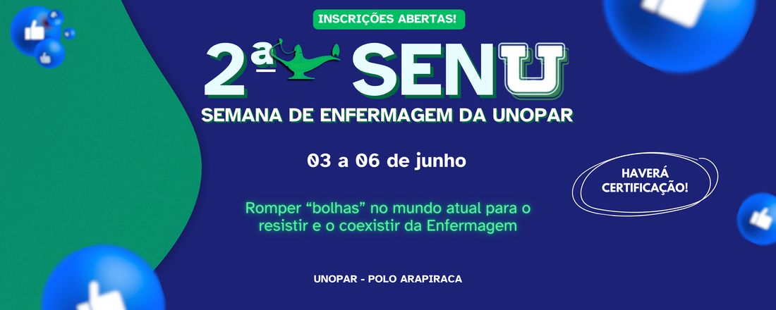 SENU - 2ª Semana de Enfermagem Unopar Arapiraca