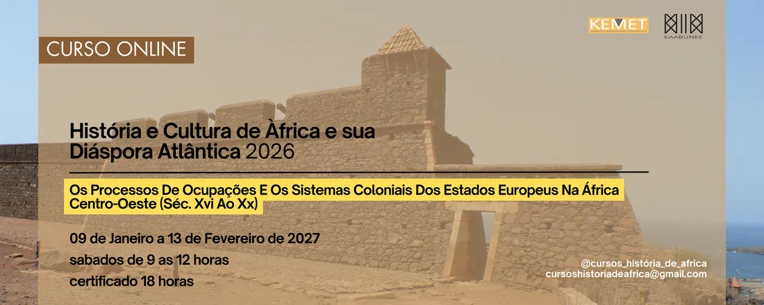 Os Processos De Ocupações E Os Sistemas Coloniais Dos Estados Europeus Na África Centro-Oeste (Séc. Xvi Ao Xx)