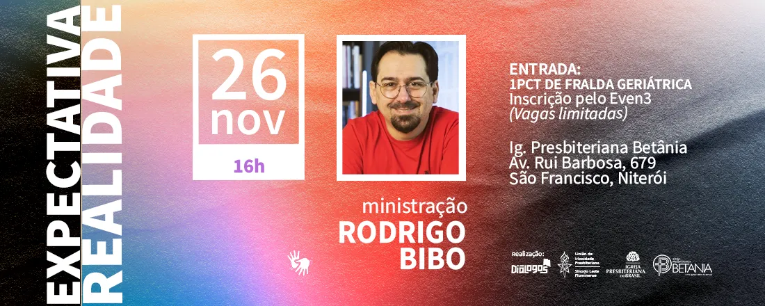 Projeto Diálogos apresenta Rodrigo Bibo