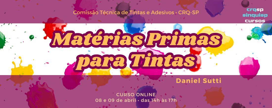 Curso Matérias Primas para Tintas