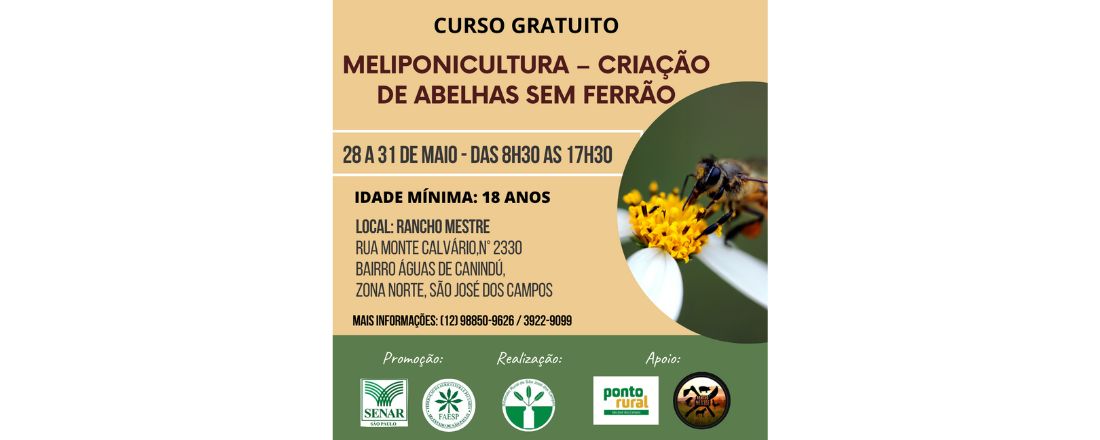 MELIPONICULTURA – CRIAÇÃO DE ABELHAS SEM FERRÃO