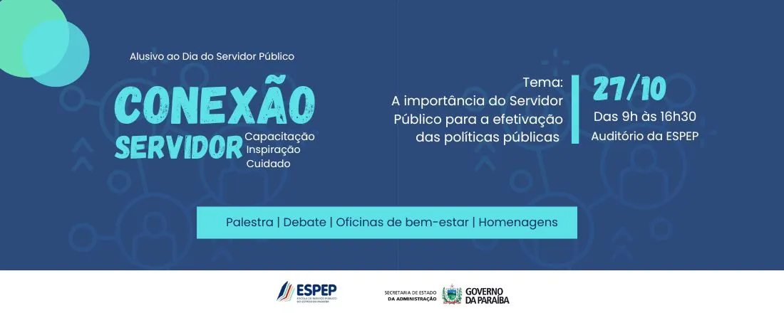 Conexão Servidor: capacitação, inspiração e cuidado
