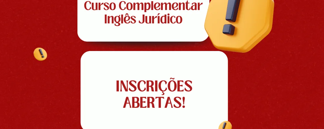 CURSO COMPLEMENTAR - INGLÊS JURÍDICO 2025