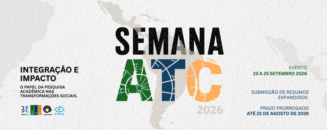 VIII Semana pós ATC | Integração e Impacto | 2026 (23, 24 e 25/09)