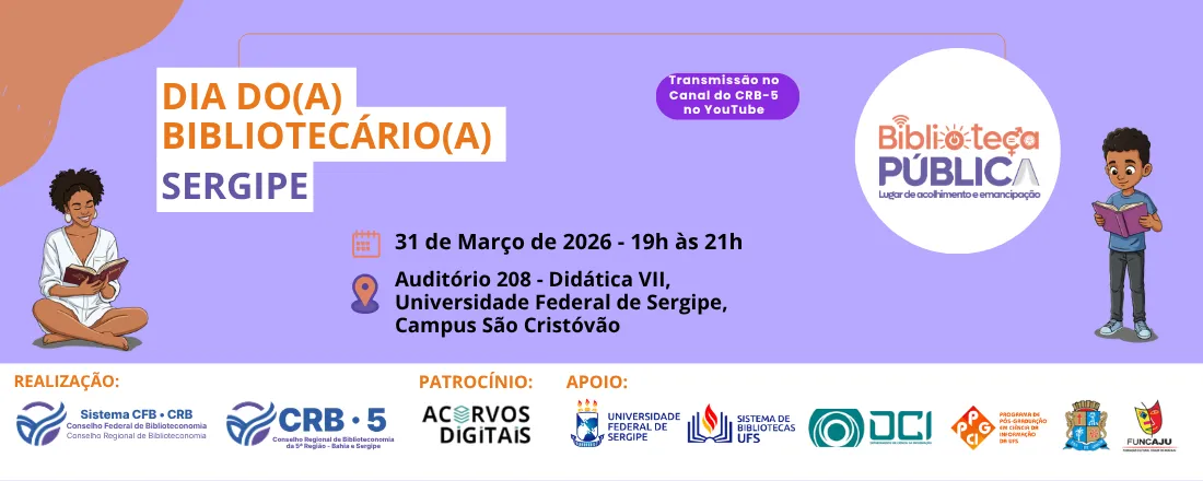 Dia do(a) Bibliotecário(a) em Sergipe - 2026