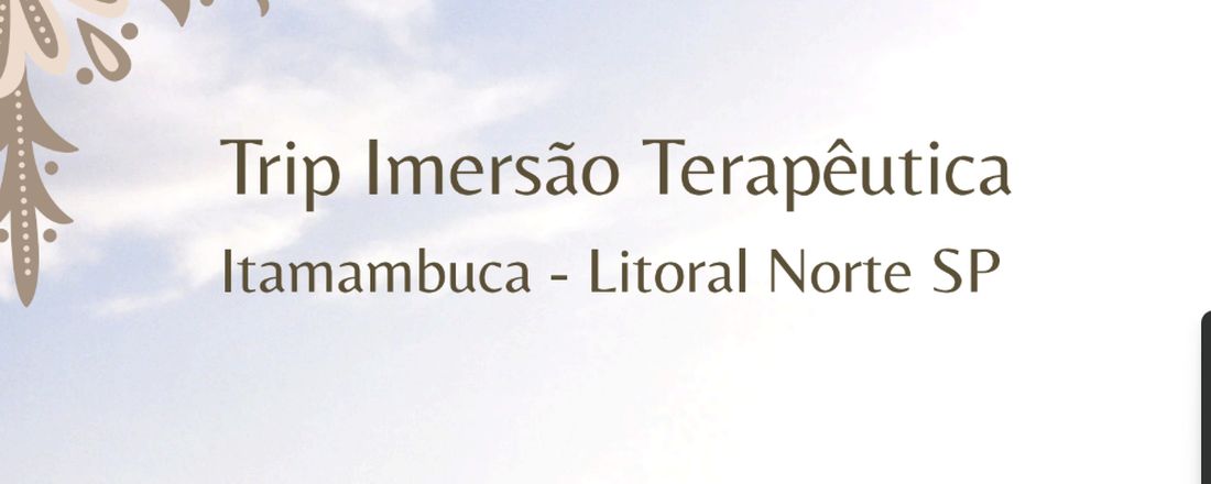 Imersão Terapêutica