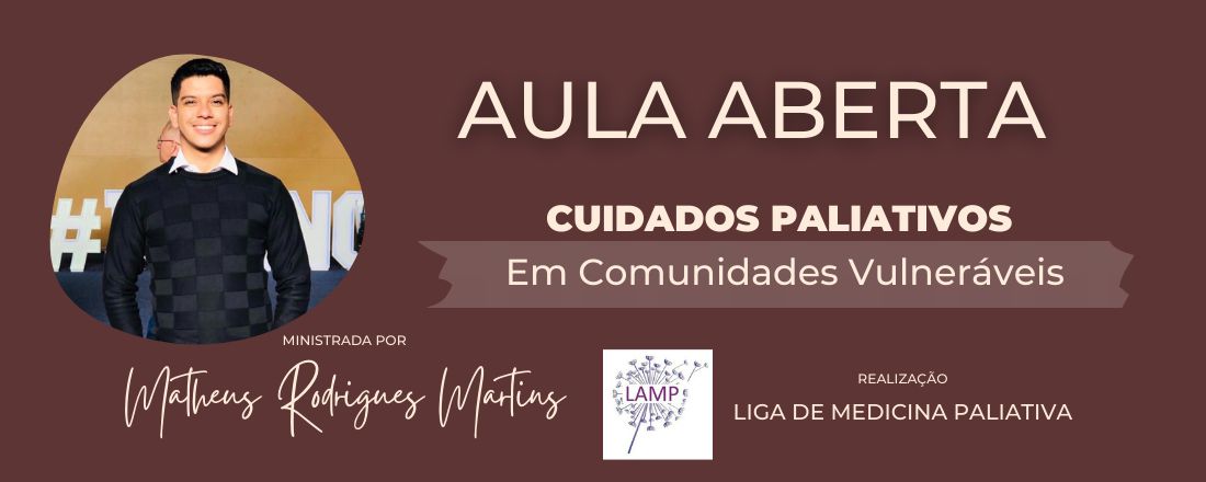 Cuidados Paliativos em Comunidades Vulneráveis