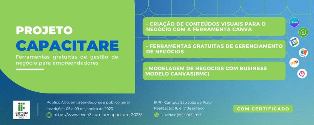 CAPACITARE: Ferramentas gratuitas de gestão de negócios para empreendedores.