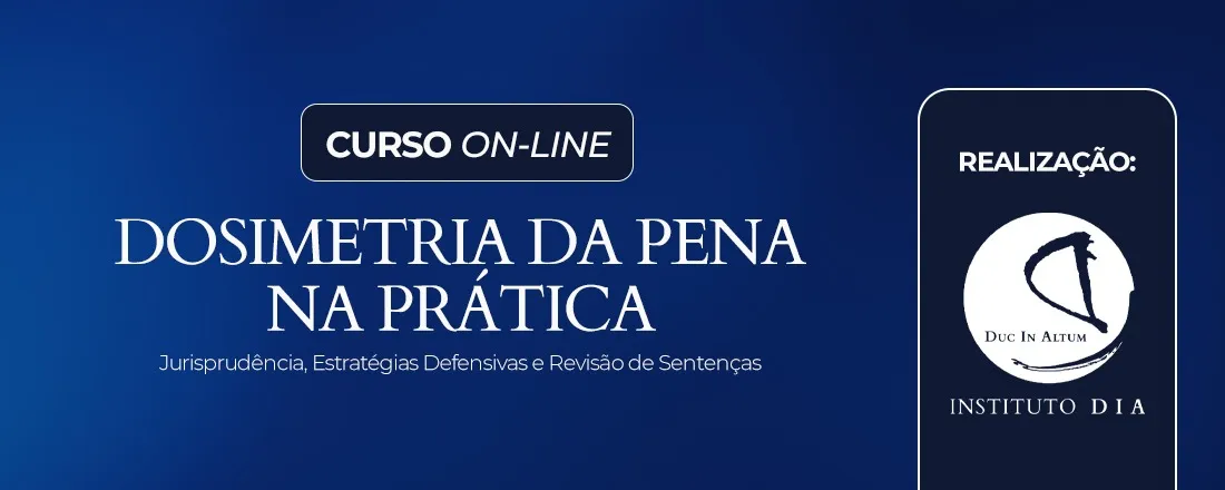 Curso Online: Dosimetria da Pena na Prática