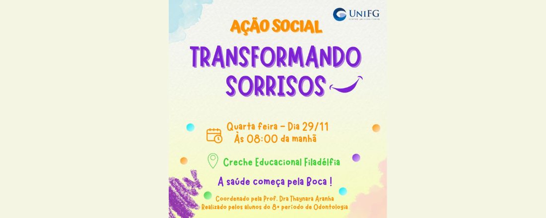 Ação Social - Transformando Sorrisos