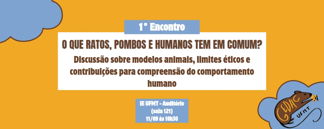 O que ratos, pombos e humanos têm em comum? Discussão sobre modelos animais, limites éticos e contribuições para compreensão do comportamento humano