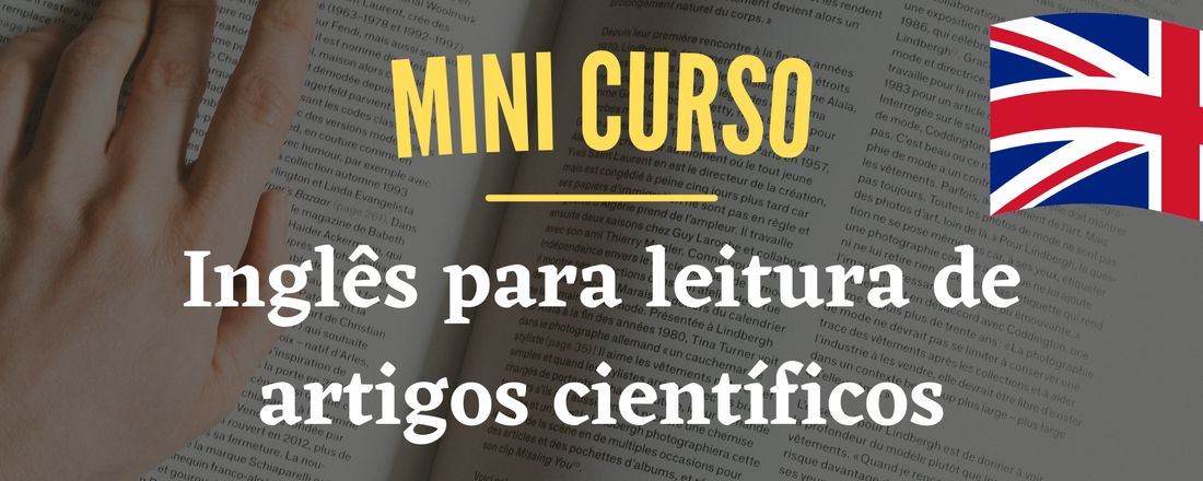 Mini curso - Inglês para leitura de artigos científicos