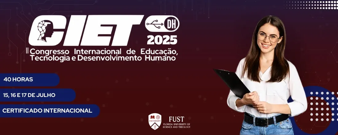 II Congresso Internacional de Educação, Tecnologia e Desenvolvimento Humano
