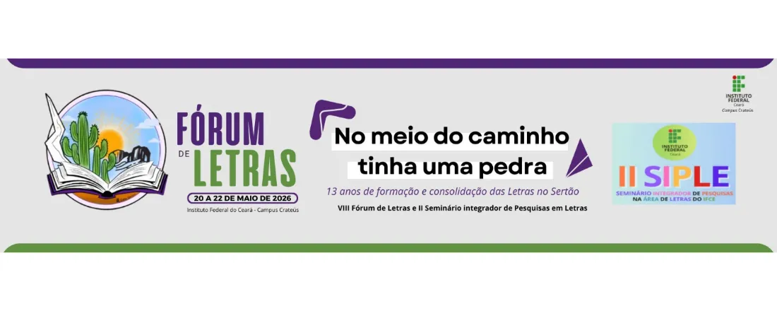 VIII Fórum de Letras e II Seminário Integrador de Pesquisas em Letras