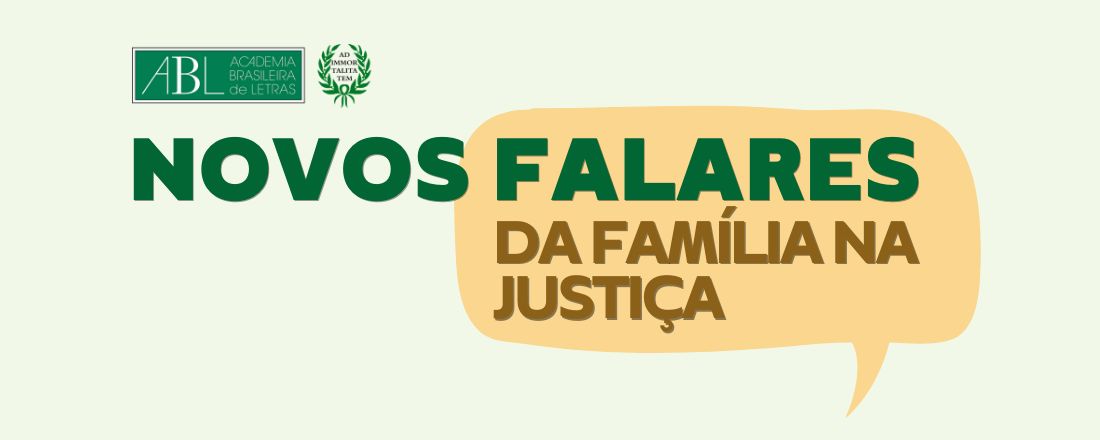 Novos falares da família na justiça