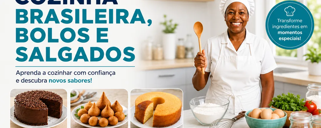Culinária Básica - Cozinha Brasileira, Bolos e Salgados