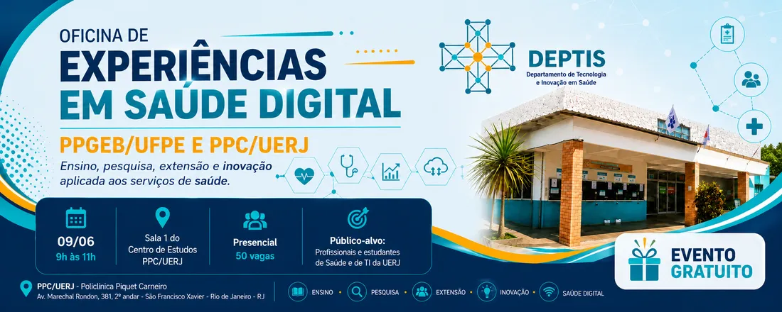 Oficina de Cooperação Técnica em Saúde Digital: PPGEB/UFPE e PPC/UERJ