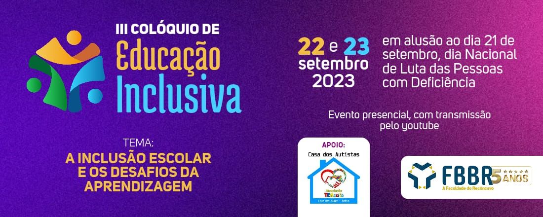 III COLOQUIO DE EDUCAÇÃO INCLUSIVA