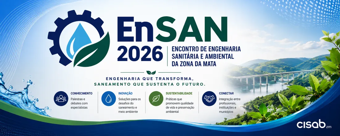 EnSAN 2026 - Encontro de Engenharia Sanitária e Ambiental da Zona da Mata